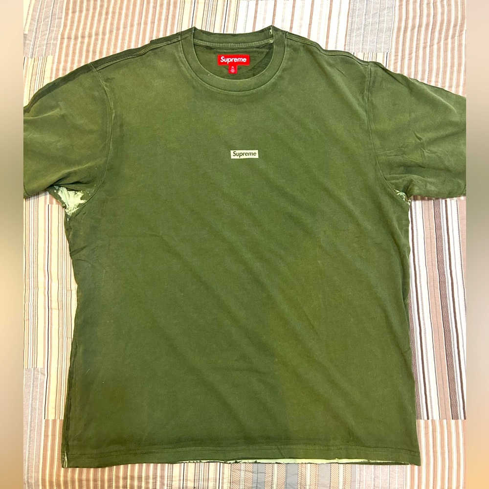 SUPREME BOX LOGO TEE OLIVE GREEN SS24